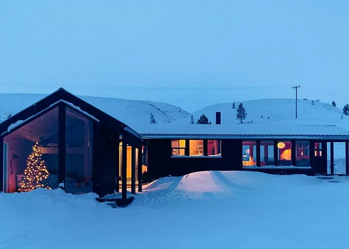 Дом отдыха Architect Drawn Near Rondane Park Hovringen